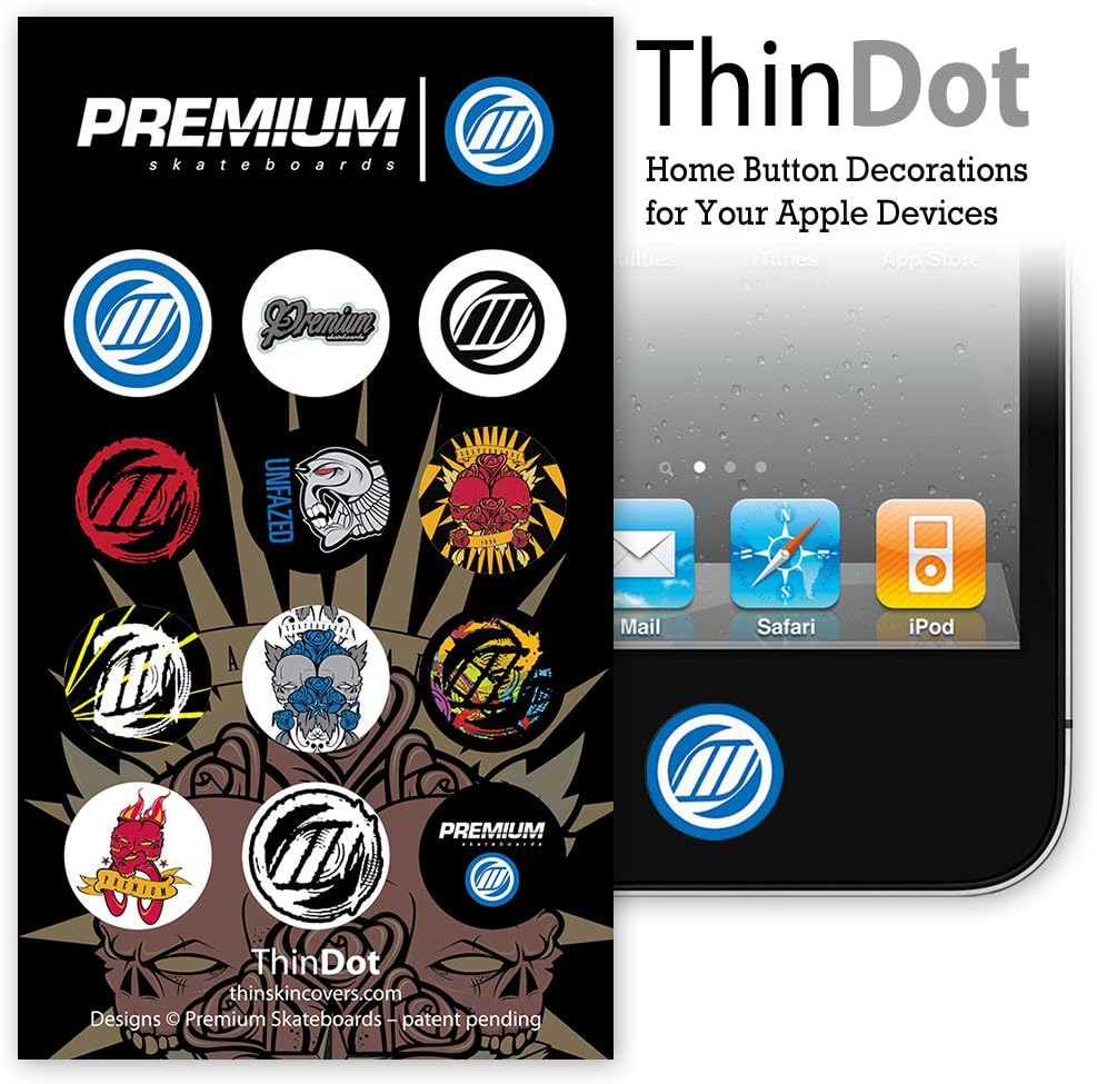 Home Button Stickers for iPod/iPhone/iPad - Premium