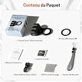 Jeebel Handle Grip Movil - Empuñadura Magnético para Smartphone con Mando a Distancia USB Inalámbrico & Rosca 1/4 Pulgada - Estabilizador Cámara para Teléfonos iPhone y Android para Selfie/Vlog/Video - 9