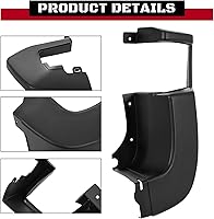 Vista 3 de HECASA Tapa para extremo de parachoques trasero Compatible con Ford Transit 150 250 350 350HD 2015-2019 Reemplazo para CK4Z-17F774-DC FO1105137 lado