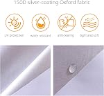 Amazon Basics Silver Weatherproof Car Cover - 150D Oxford, Sedans up to 200"