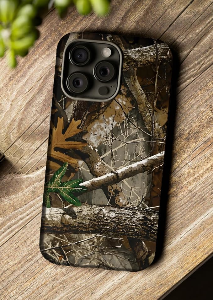 Generic Case Compatible with iPhone 16 Pro,Camo Camouflage Phone Case for Men Girls Boy Kids Women,Dual-Layer Hard Shell Silicone Cover Shockproof Protective Case for iPhone 16 Pro - Image 6