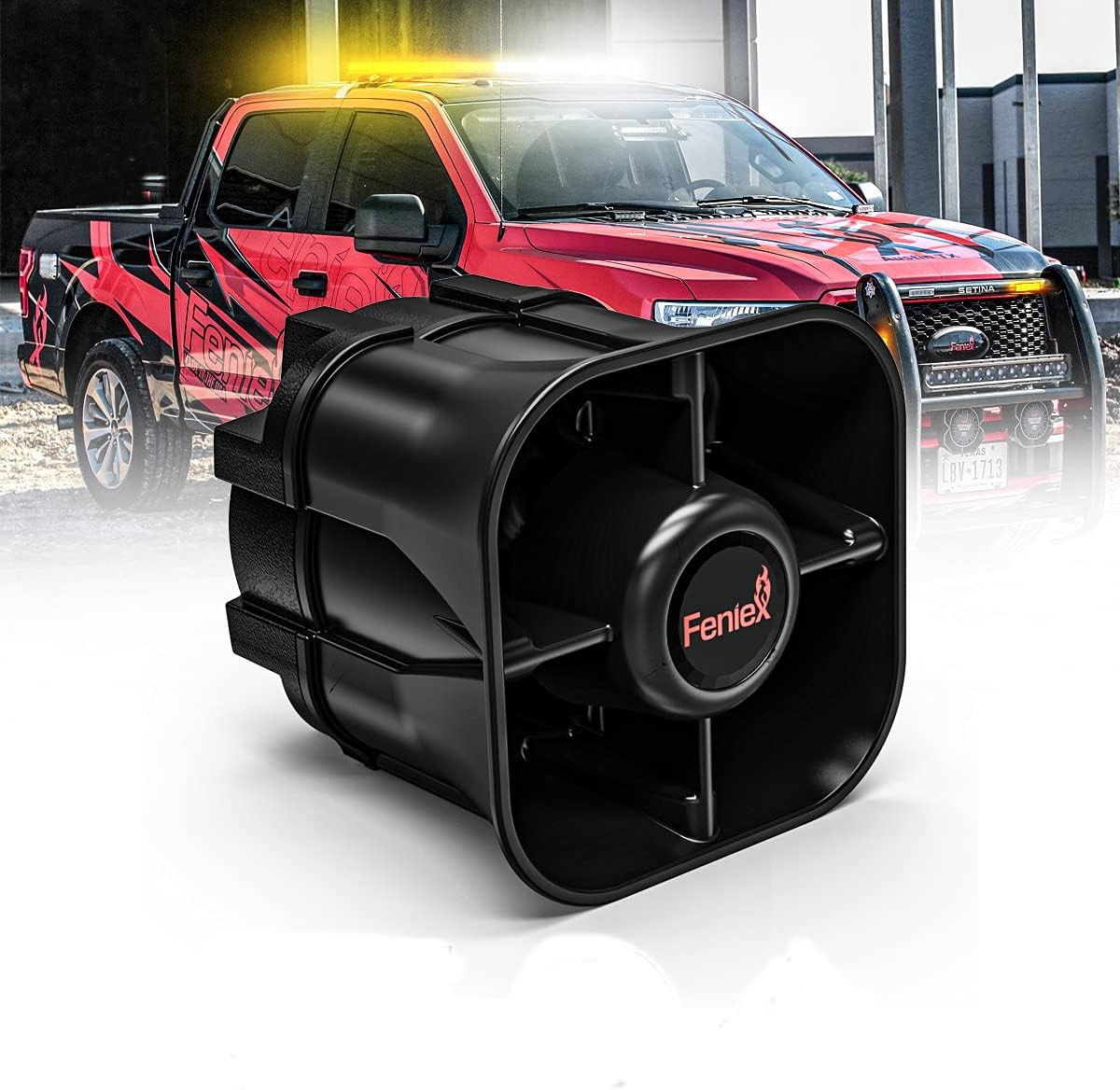 Feniex Industries S-5018 Titan 30W Siren + 110dB Compact All-in-One design for ATV UTV Motorcycle