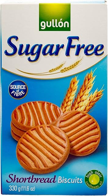 Gullon Sugar Free Shortbread Biscuits 330g Pack