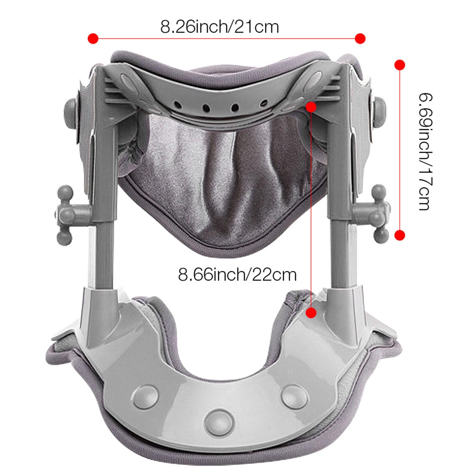 Dispositivo de Traccin de Cuello Cervical Traccin de Cuello Cervical Camilla de Cuello de Compresa Caliente Elctrica Domstica Ajustable para Alivio y Relajacin Wyci?gi