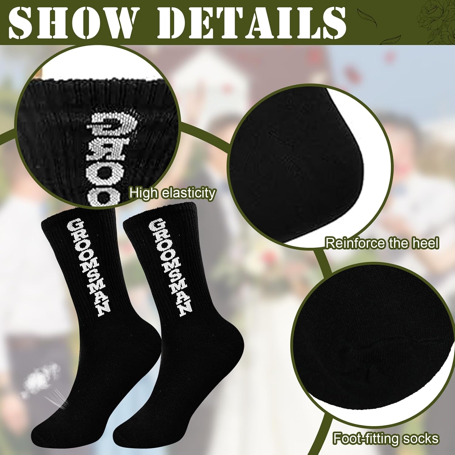 Gifts for bride and groom, socks for proposal, groomsman Bestman and bridesmaids socks,Bridesmaid Gifts