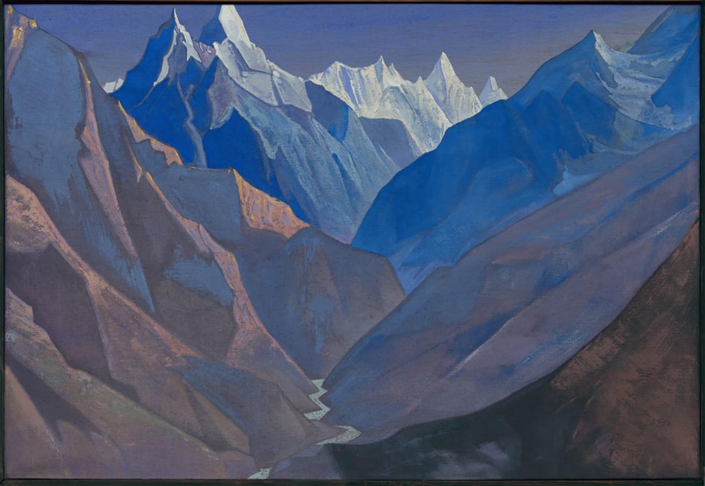 ARTXLXXBN Famous Art Print Poster Vintage Wall Art Mount by Nicholas Roerich Canvas Art Poster for Home Decor 60x90cm