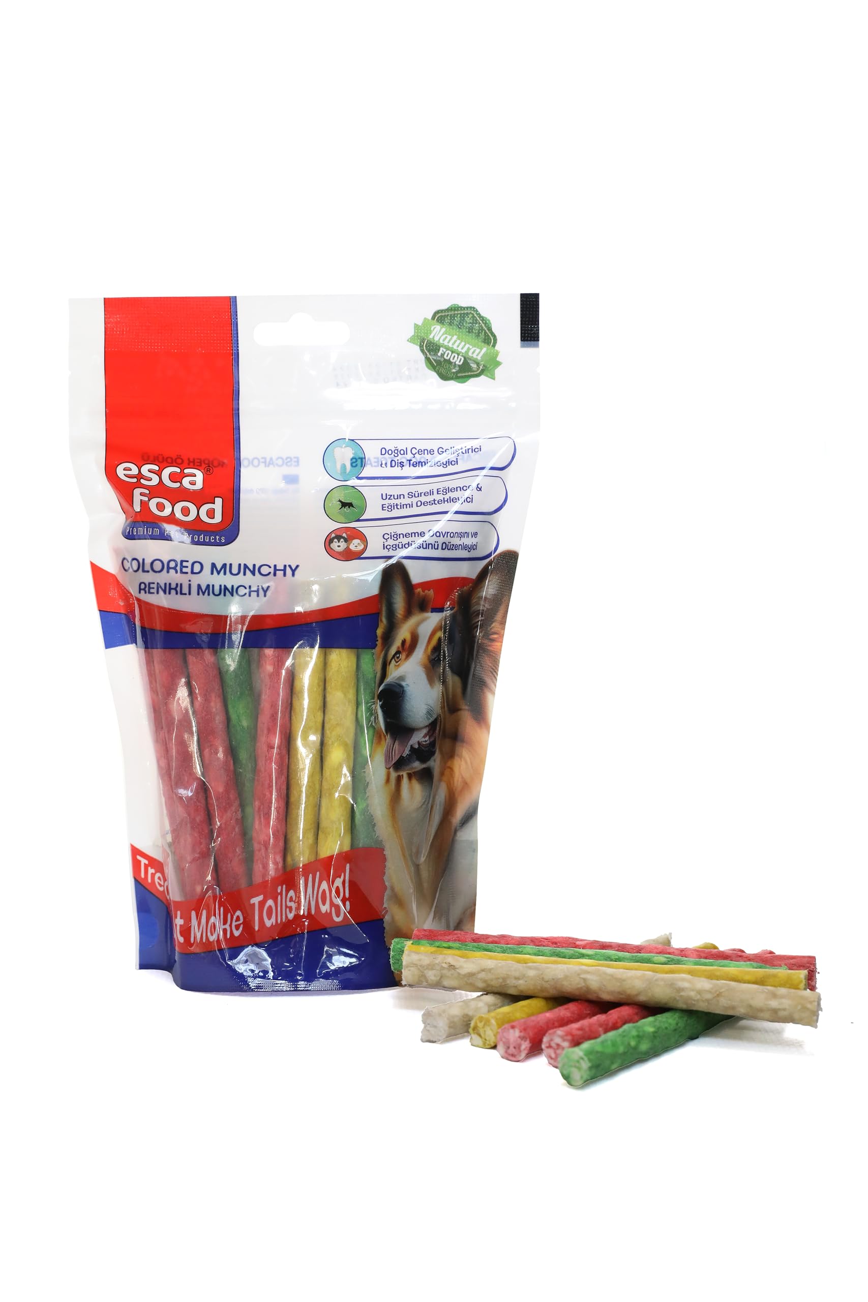 Munchy Renkli 12 Santimetre 8 Gram 40'li Köpek Ödül Maması