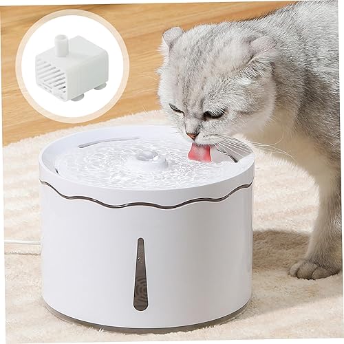 Miniatura 6 de Bomba de repuesto para fuente de agua para mascotas, motor sin escobillas USB de 5 V con caja de filtro, bomba sumergible de bajo ruido con LED para