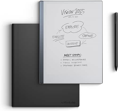 reMarkable Essentials Bundle - Leather Folio | reMarkable 2 Paper