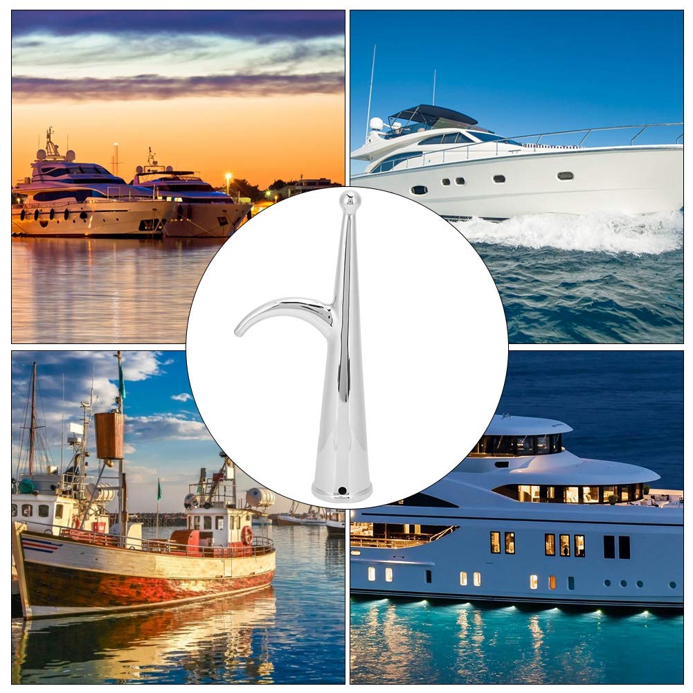 Marine Bootshaken Edelstahl, robust und widerstandsfähig, Boot Yacht Haken, 28MM, für Yachten, Segelschiffe und andere Wasserfahrzeuge