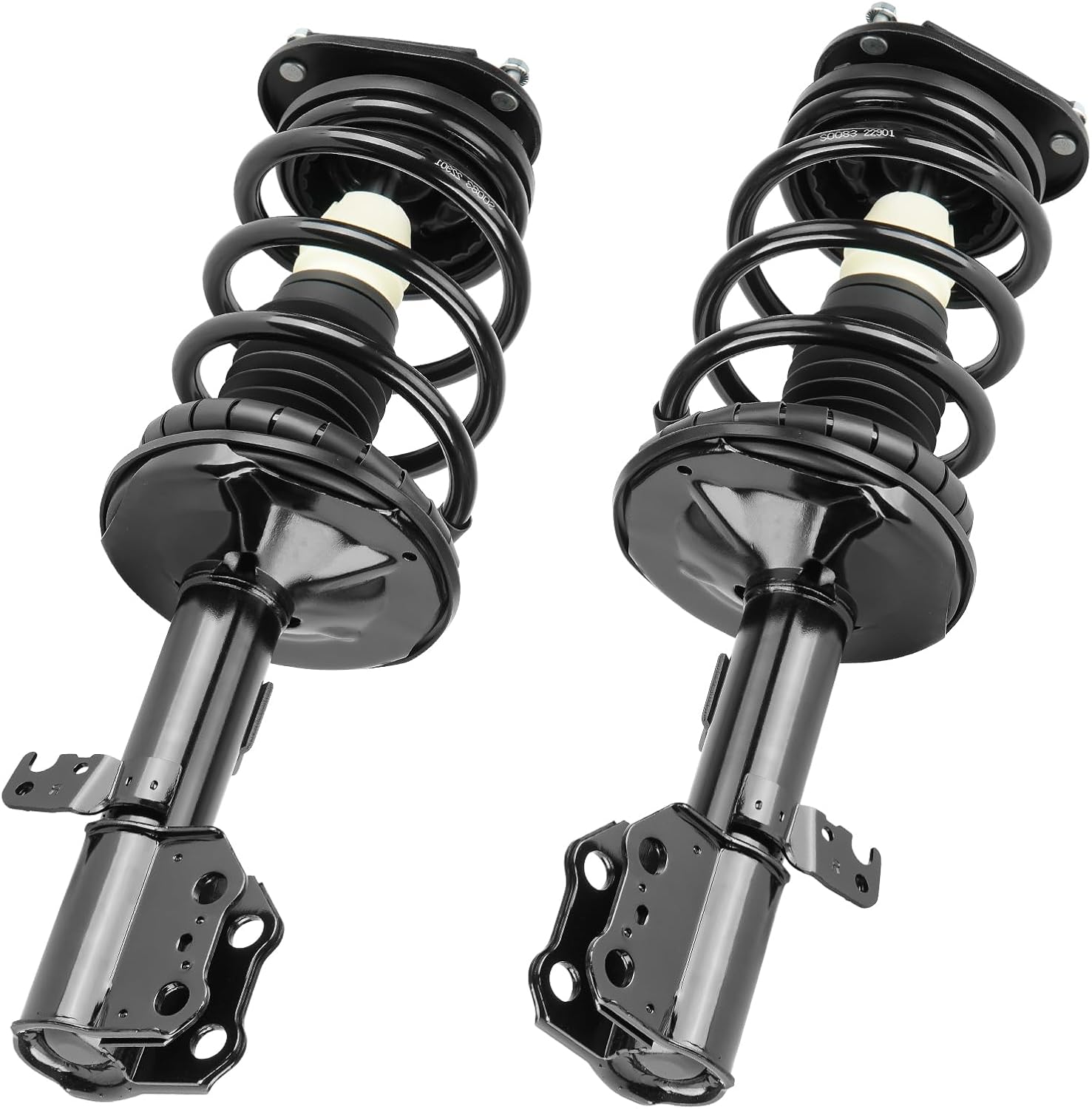 Front Coil Strut Shock Absorber for Toyota Matrix/Pontiac Vibe 2003 2004 2005 2006 2007 2008, Complete Spring Struts Shocks Absorbers Replace for 172117, 172116