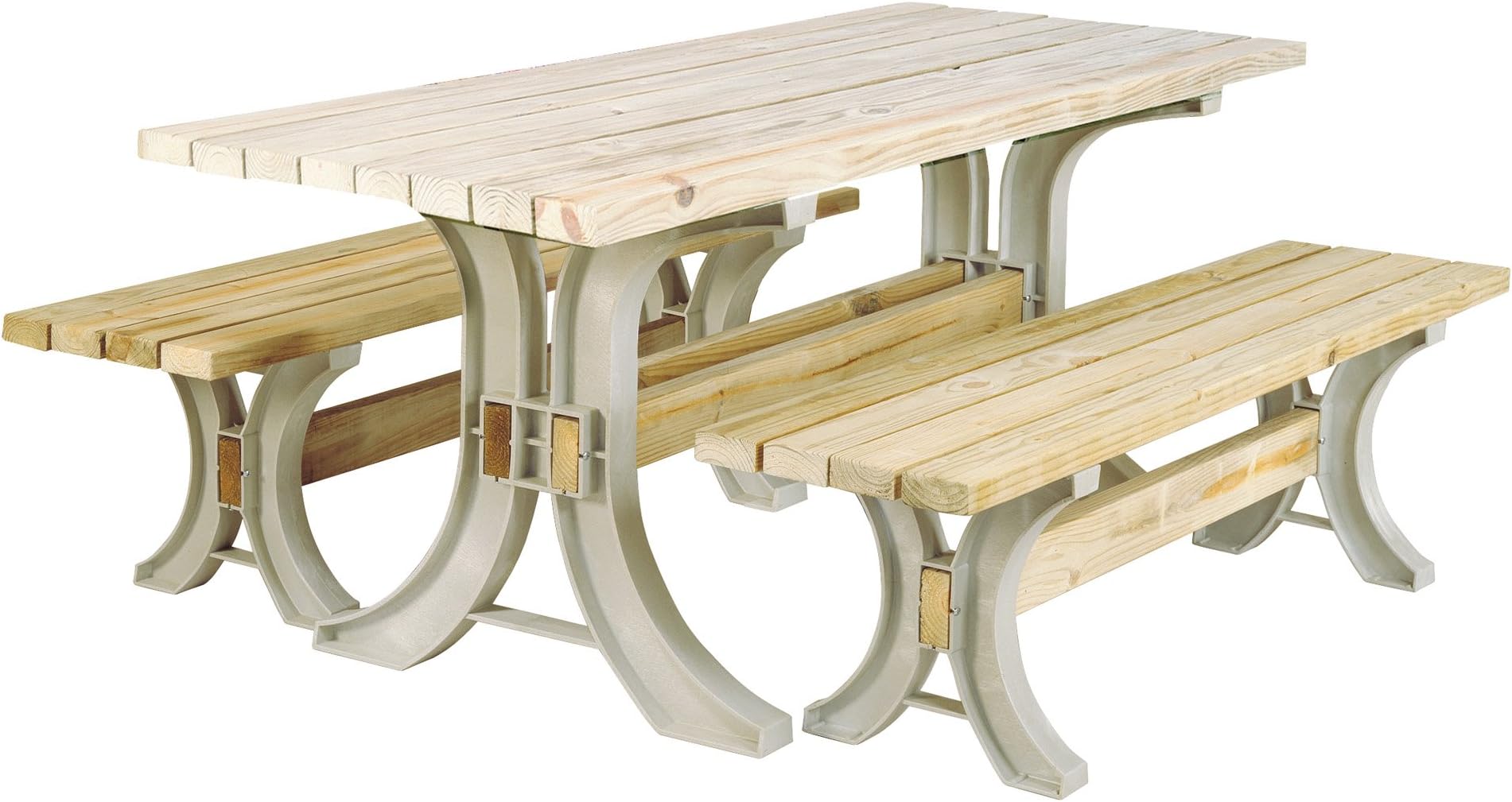 2x4basics Hopkins, Picnic Table Kit, Sand (Frames Only), 2x4