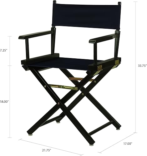 Miniatura 228 de Casual Home - Silla de director de 30 in, marco blanco, con lona color blanco, altura de barra