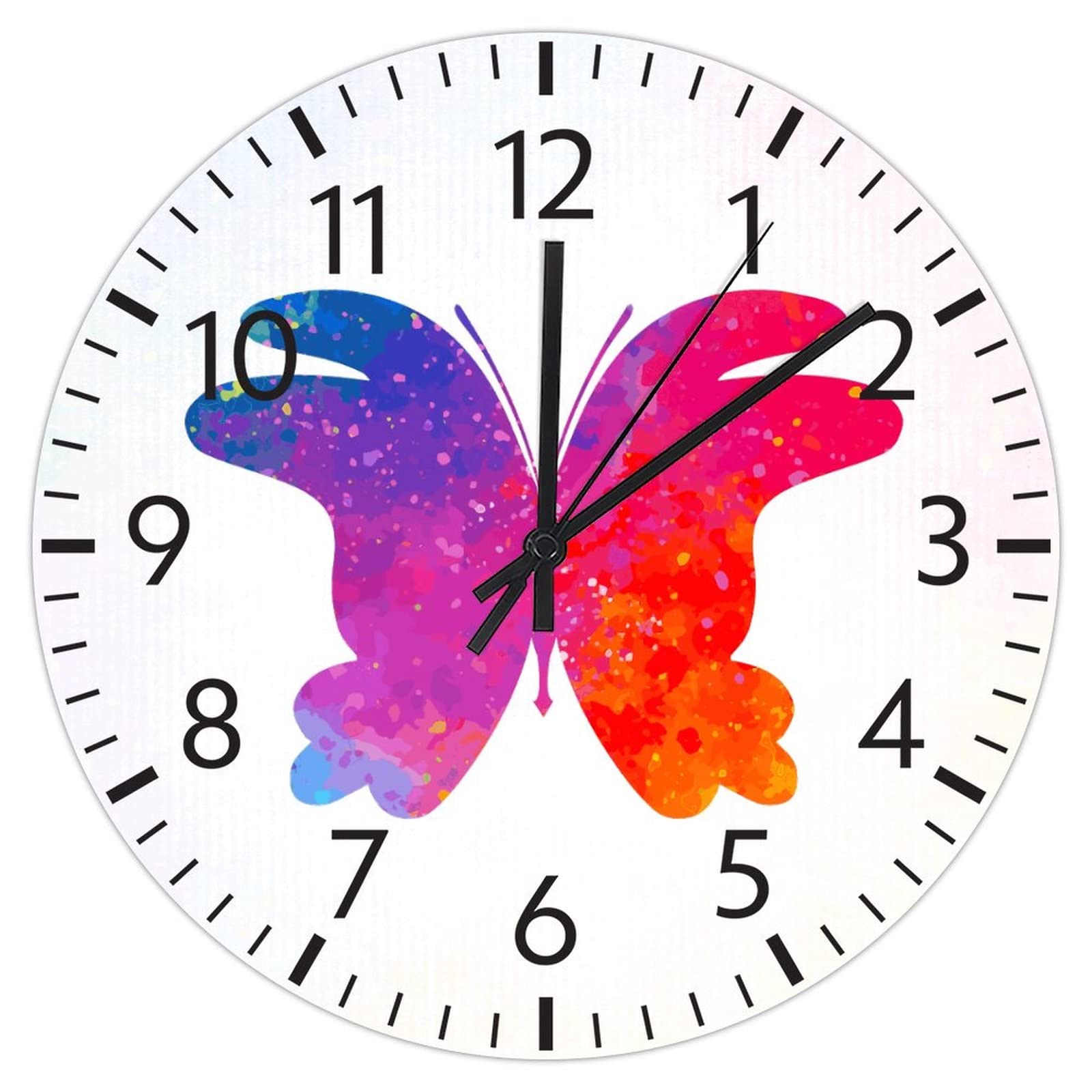Horloge murale silencieuse pour chambre sans tic-tac 30cm