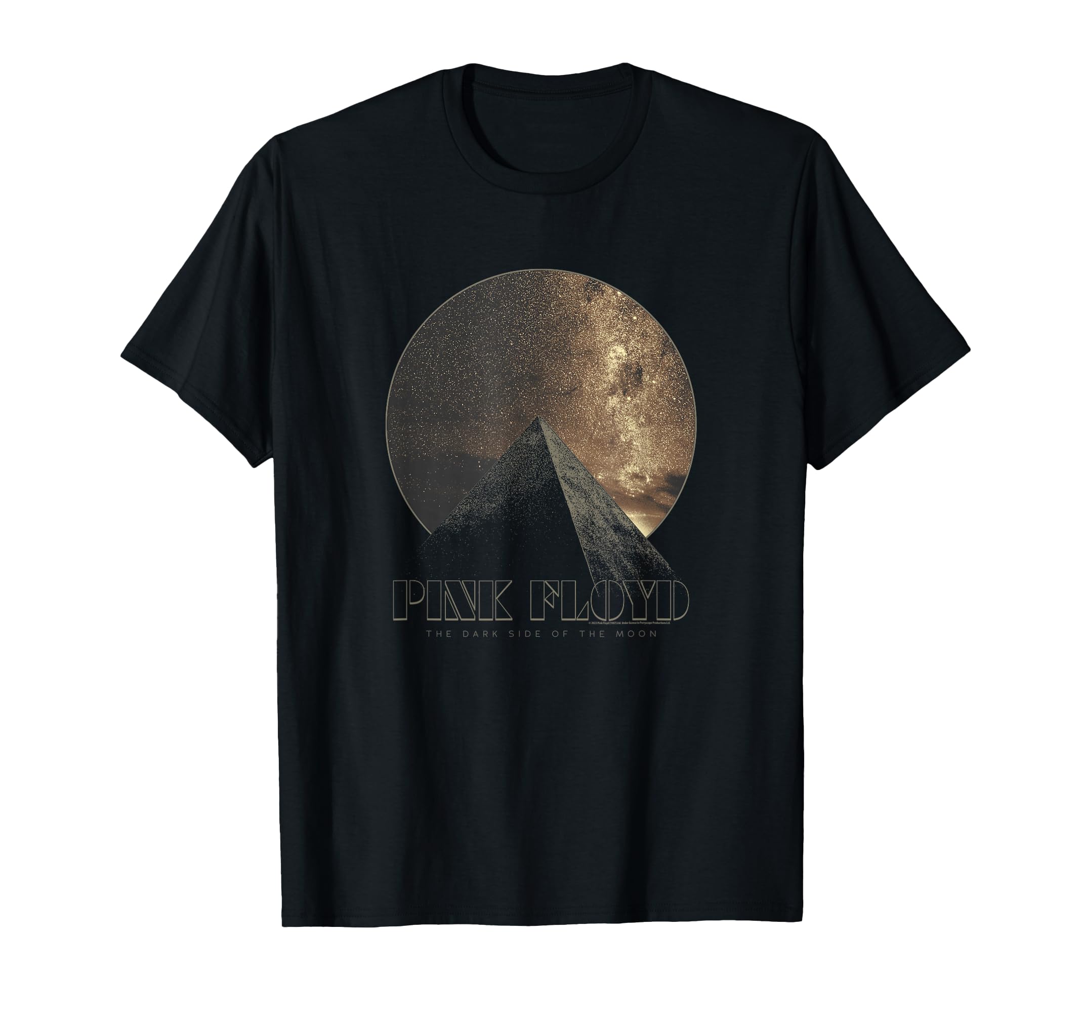The Dark Side of the Moon Pyramid Circle T-Shirt