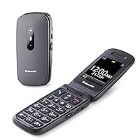 Panasonic KX-TU446EXG Telefono Cellulare Facilitato, Compatibile con Apparecchi Acustici