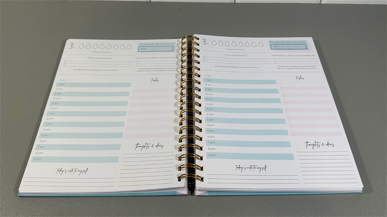 Undated 90-Day Goal Planner | Choose From 7 Colors
