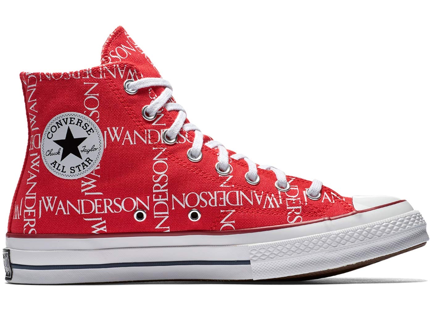 ConverseUnisex x JW Anderson Chuck 70 Grid High Top Red