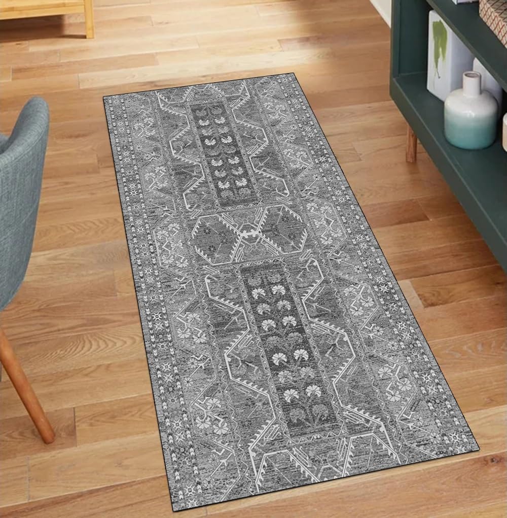 Alfombra antideslizante para pasillo de cocina lavable que evita resbalones