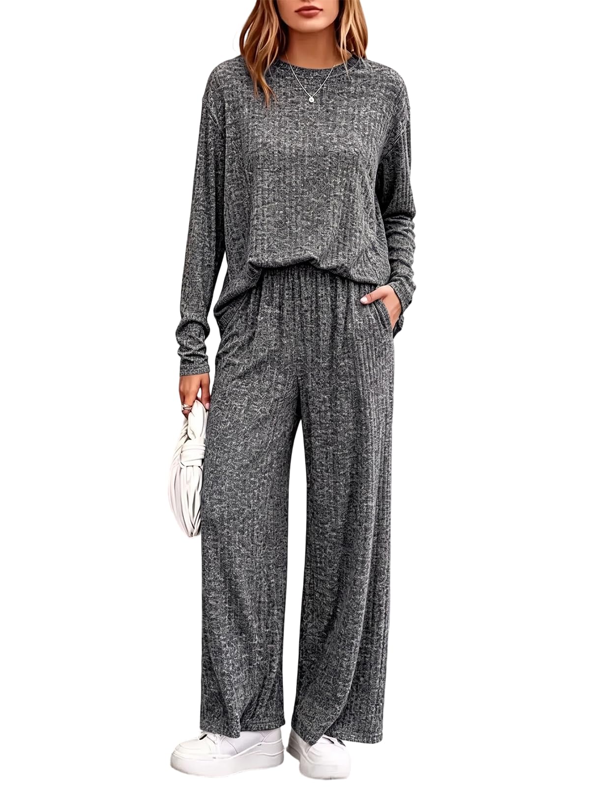 LIAMERHE Dwuczęściowy zestaw damski Casual Loungewear
