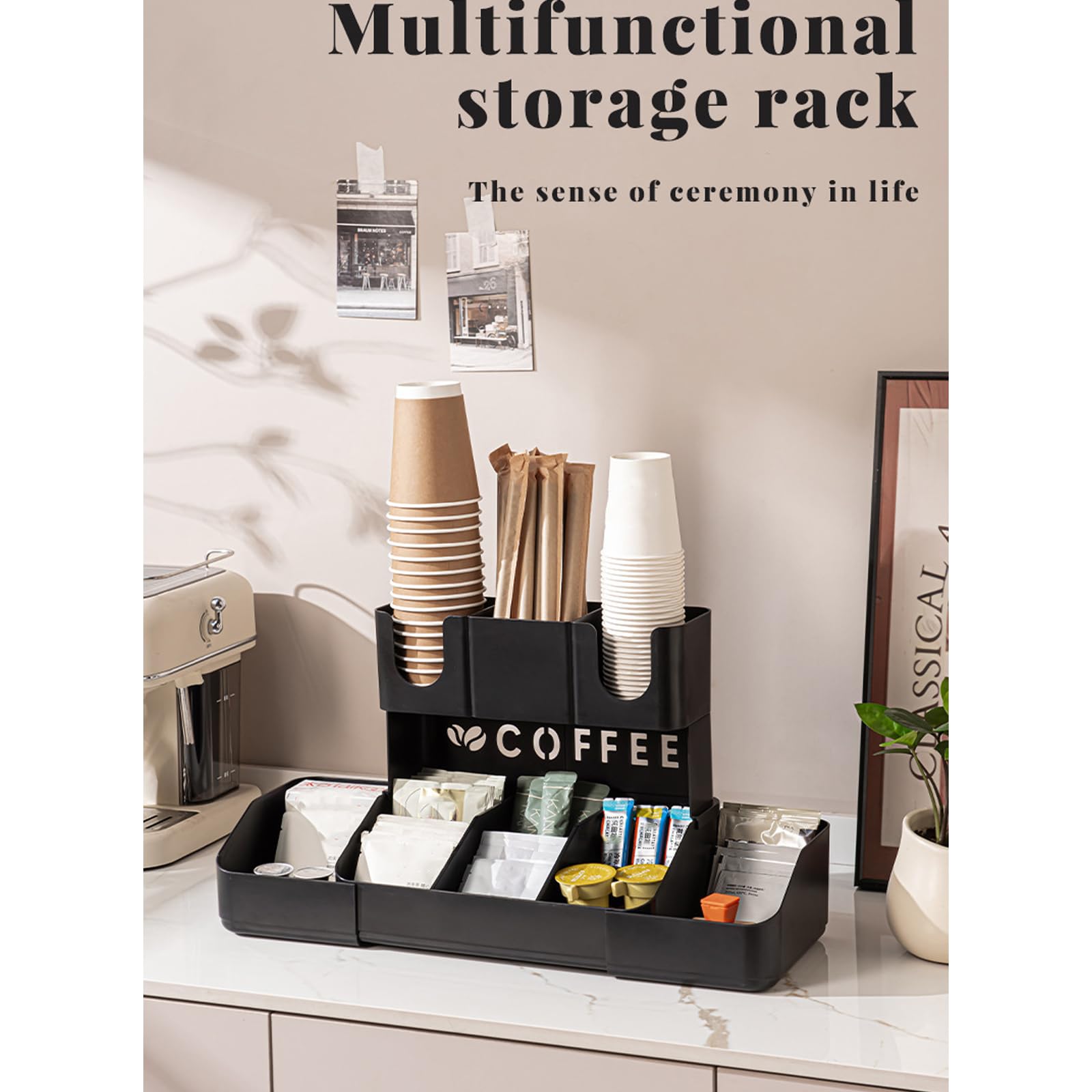 Dispensador de vasos de papel con función de montaje en pared, ideal para restaurantes cafeterías y soportes de club en casa