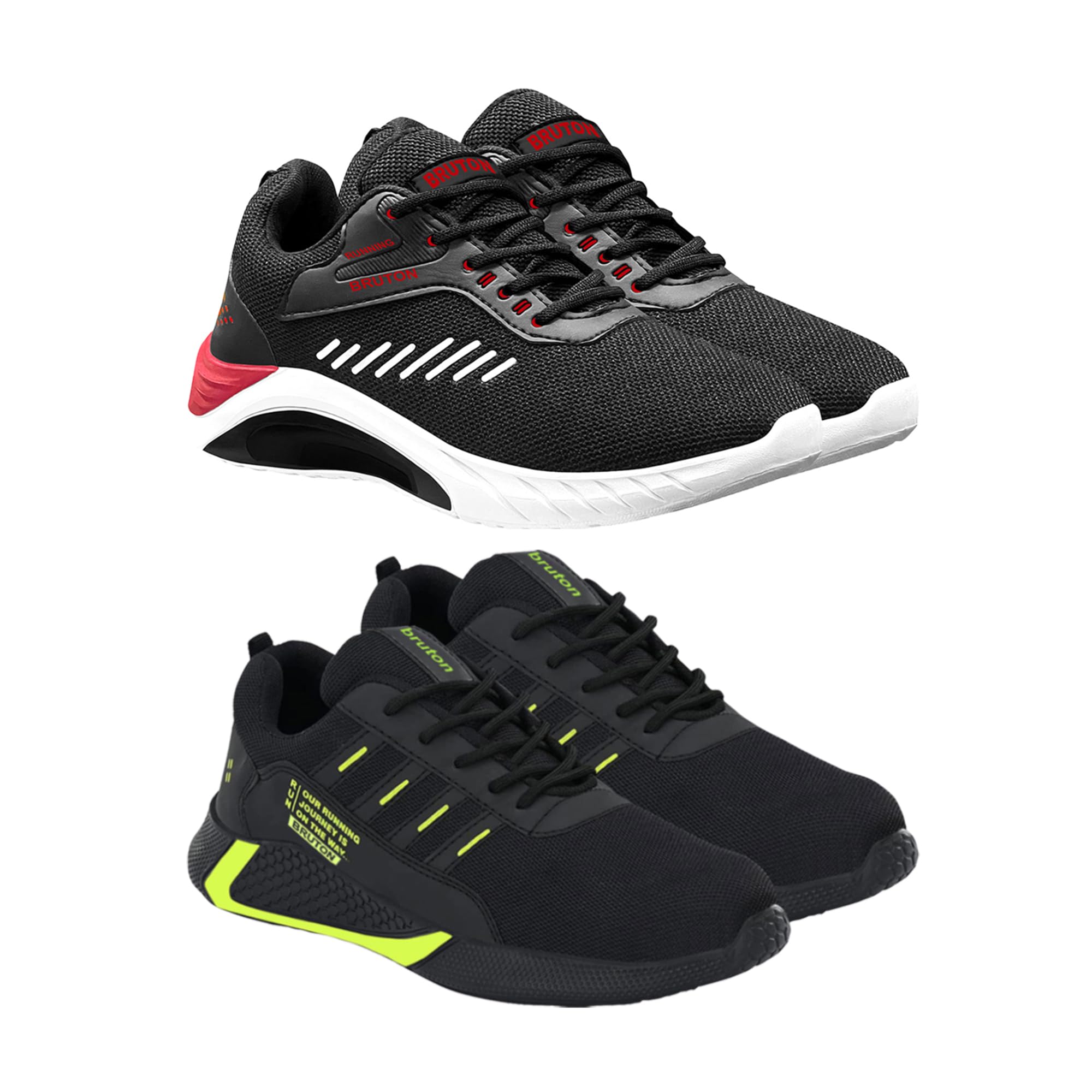 BRUTON Combo Pack of 2 Trendy Sport Running Shoes for Mens & Boys : Size - 8 (B0CMD4V8Q3) Amazon Price History, Amazon Price Tracker