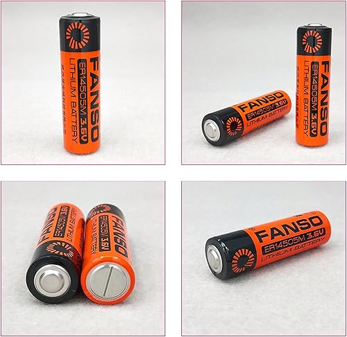 Miniatura 4 de Paquete de 6 baterías de litio FANSO ER14505M AA 3.6V 2200mAh ER14505 no recargables