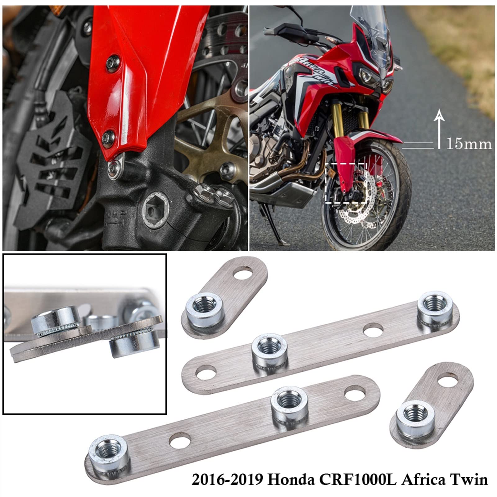 Moto Parafango anteriore posteriore Parafango Prolunga Prolunga Copriruota Pneumatico Parafango Paraspruzzi per CB650R CBR650R CB CBR 650R CB CBR 650 R 2019 2020 2021 2022 2023 (Davanti