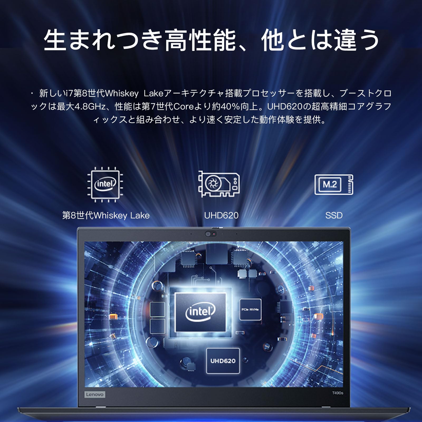 Amazon.co.jp: 【整備済み品】 ThinkPad ノートパソコン T490S Core
