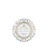 Wildflowers&comma; Mini Tin Candle&comma; 4 Ounce&comma; 25 Hour Burn Time&comma; Coconut Wax for Clean Burning&comma; Handcrafted in The USA