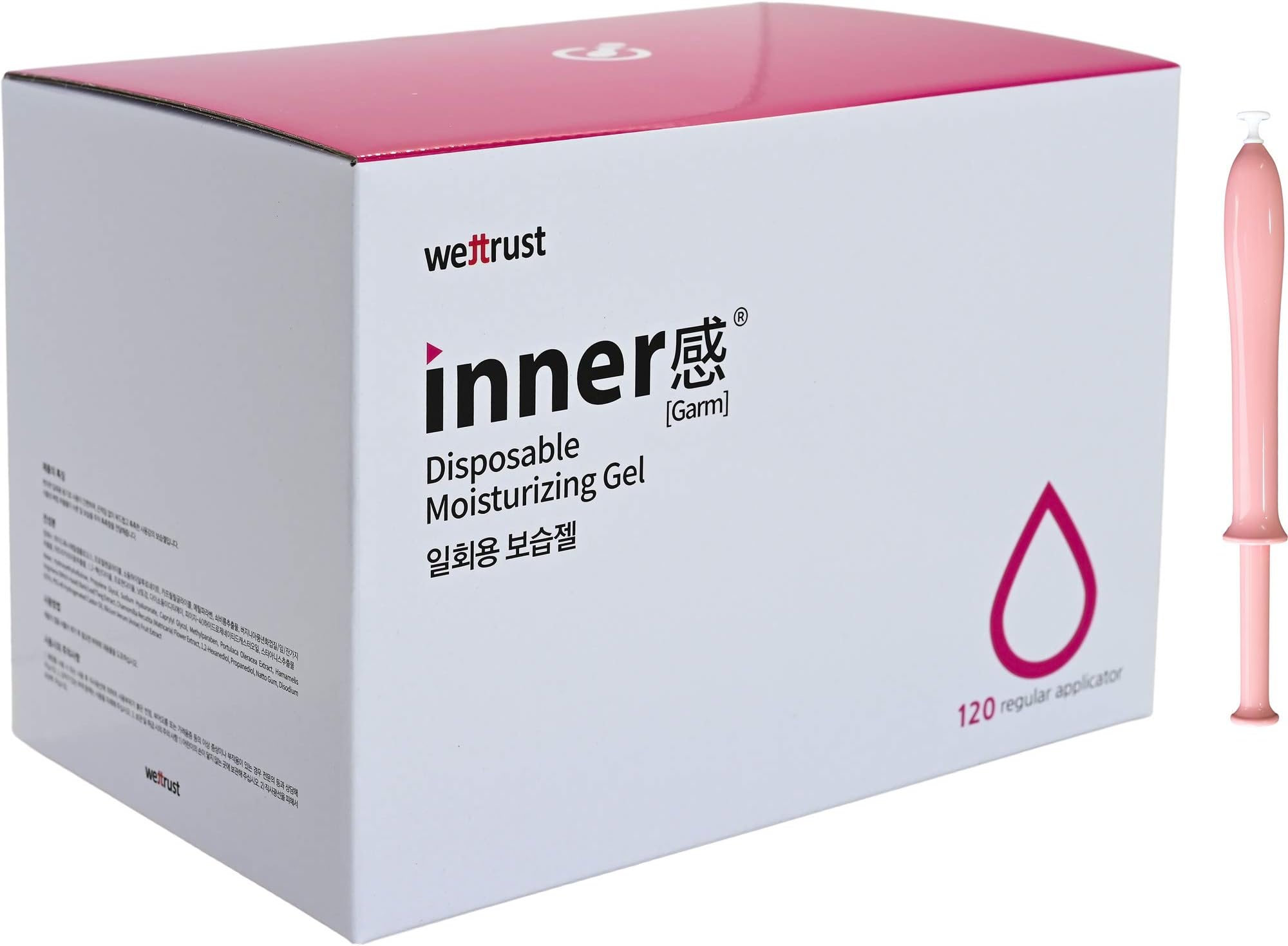 InnerGarm Disposable Moisturizing Gel (120 Count (Pack of 1))