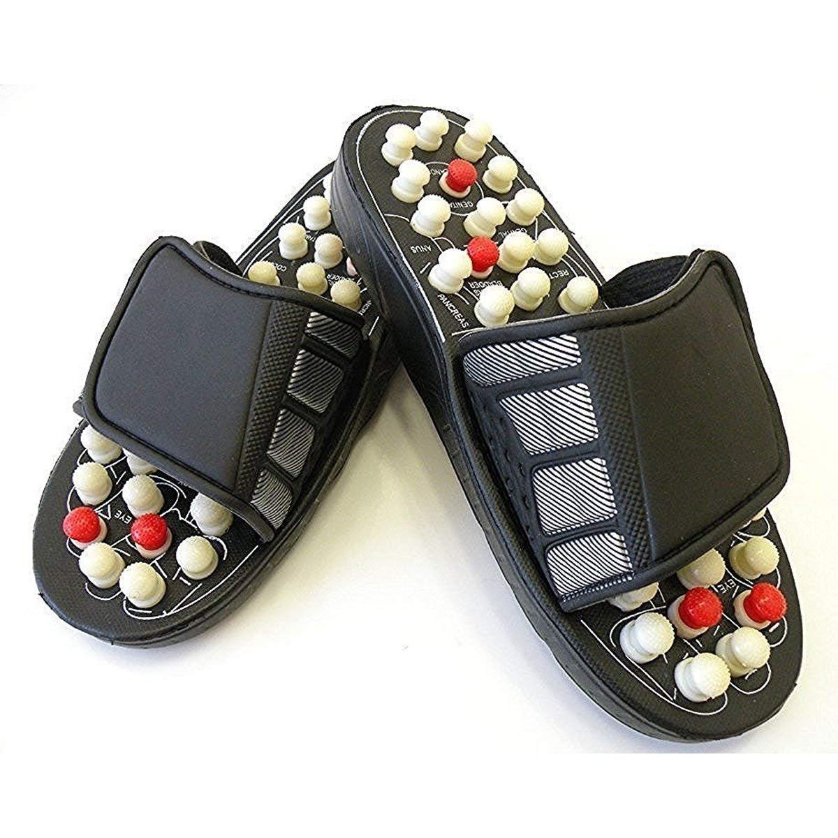 Gnanex Massage Slippers Leg Foot Massager(Free Size) White 1