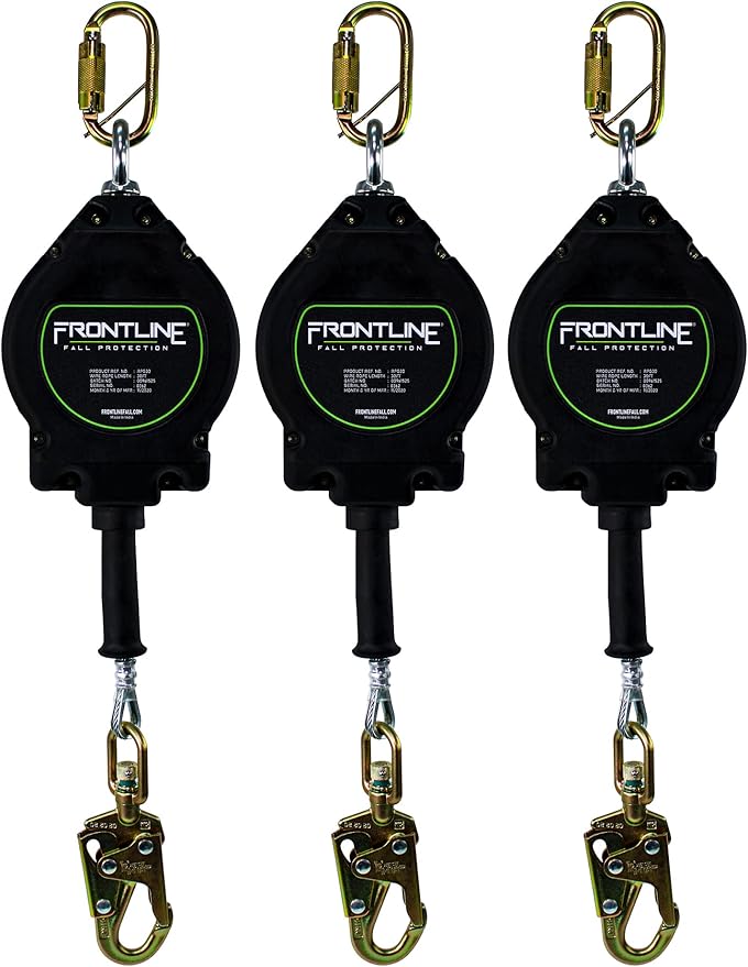 Frontline RPG50 Cable Single Leg 50ft SRL with Steel Snap Hook End (3