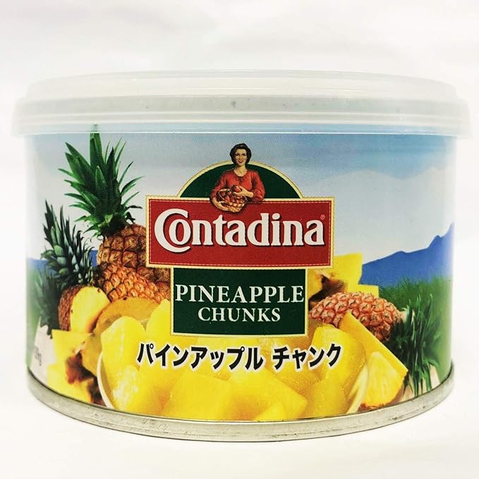 Amazon Amazon限定 パイン 缶詰 ひとくちカット フォーク付 234g X 24缶入 1缶あたり116円 送料 税込 お得なケース商品 朝食 デザートに 非常食 防災 備蓄 保存食 果物 フルーツ 缶詰 パイナップル パインアップル Contadina フルーツの缶詰 瓶詰 通販