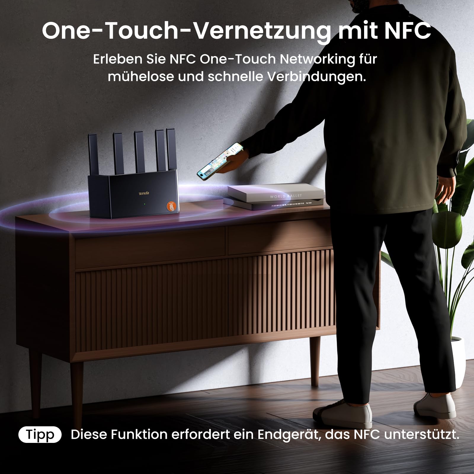 Tenda RE3L Wi-Fi 7 Router (BE3600 Dual-Band 2882Mbit/sHz – Bild 5