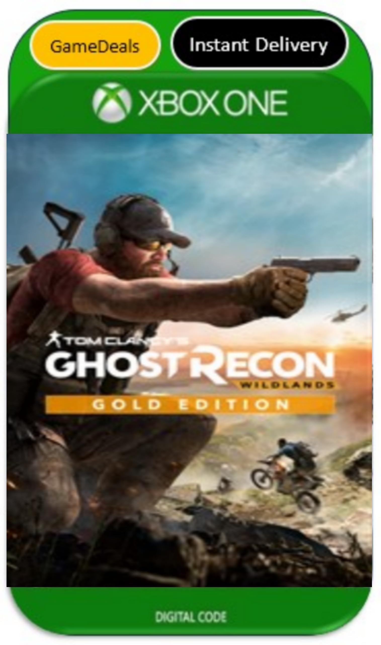 Tom Clancy’s Ghost Recon Wildlands Gold Edition Xbox Digital Key (No CD/DVD)(Email Delivery)