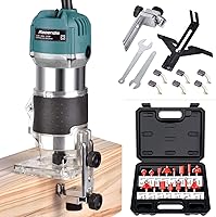 Vista 1 de Herramienta de enrutador de palma de madera compacta, recortadora de mano, carpintería, herramienta de palmming de corte 30000RMIN 800W 110V