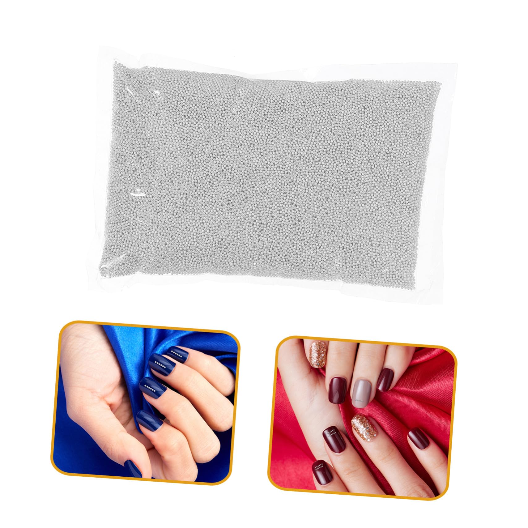 Perline per Unghie Metalliche Piccole Perline per Nail Art Accessori per Manicure da Donna per Decorazione Unghie Gioielli e Forniture per Fai da Te