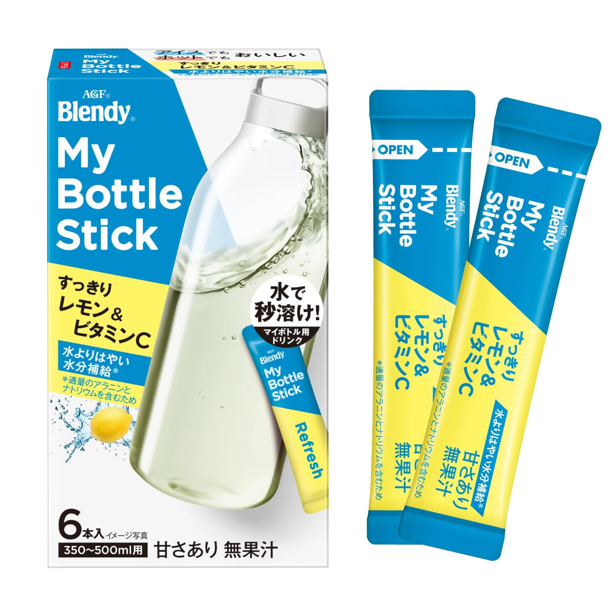 Amazon.co.jp: AGF ブレンディ マイボトルスティック すっきりレモン
