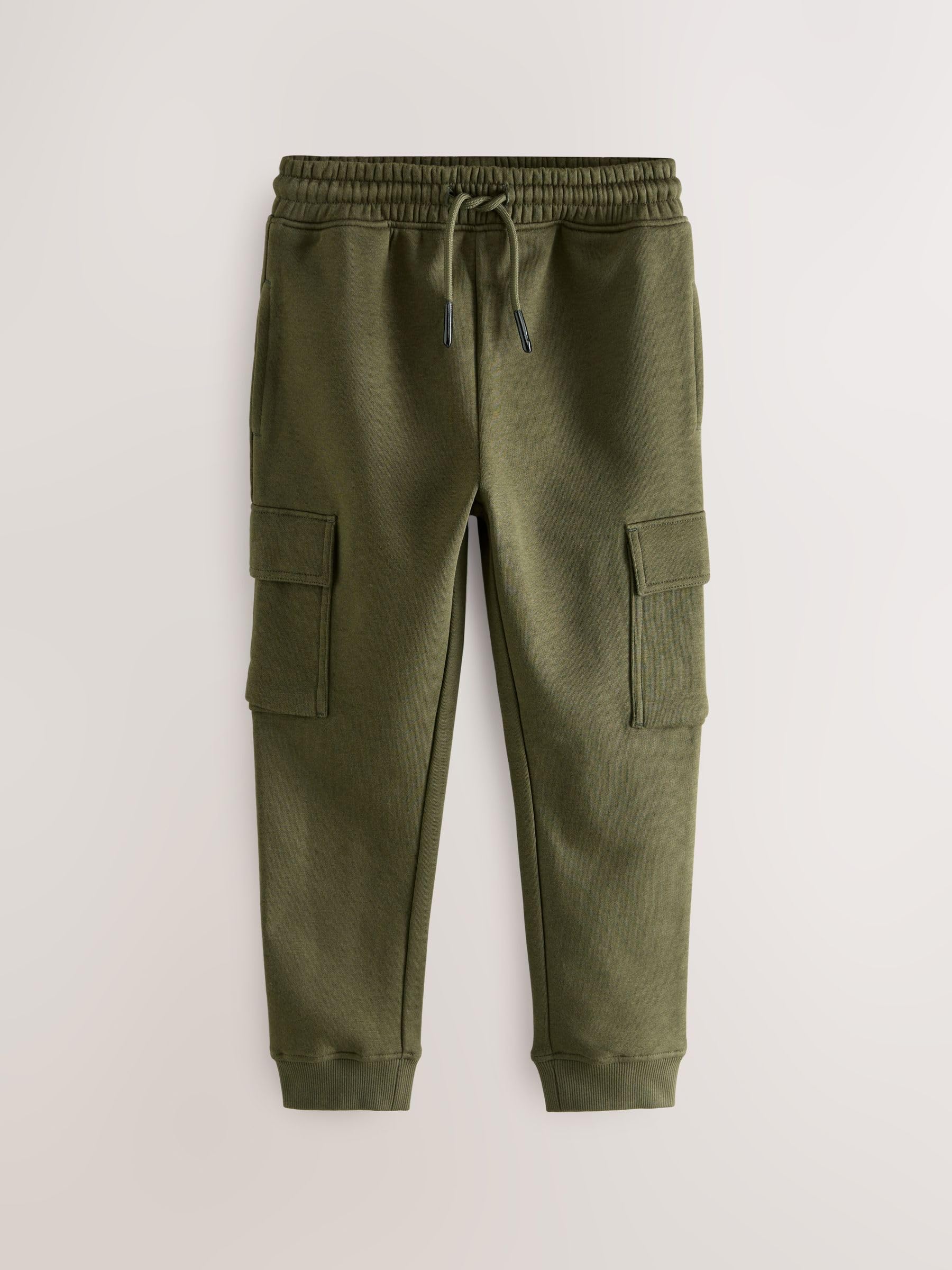 NEXT Garçon Pantalon de Jogging Cargo Coupe Slim, Lot de 2