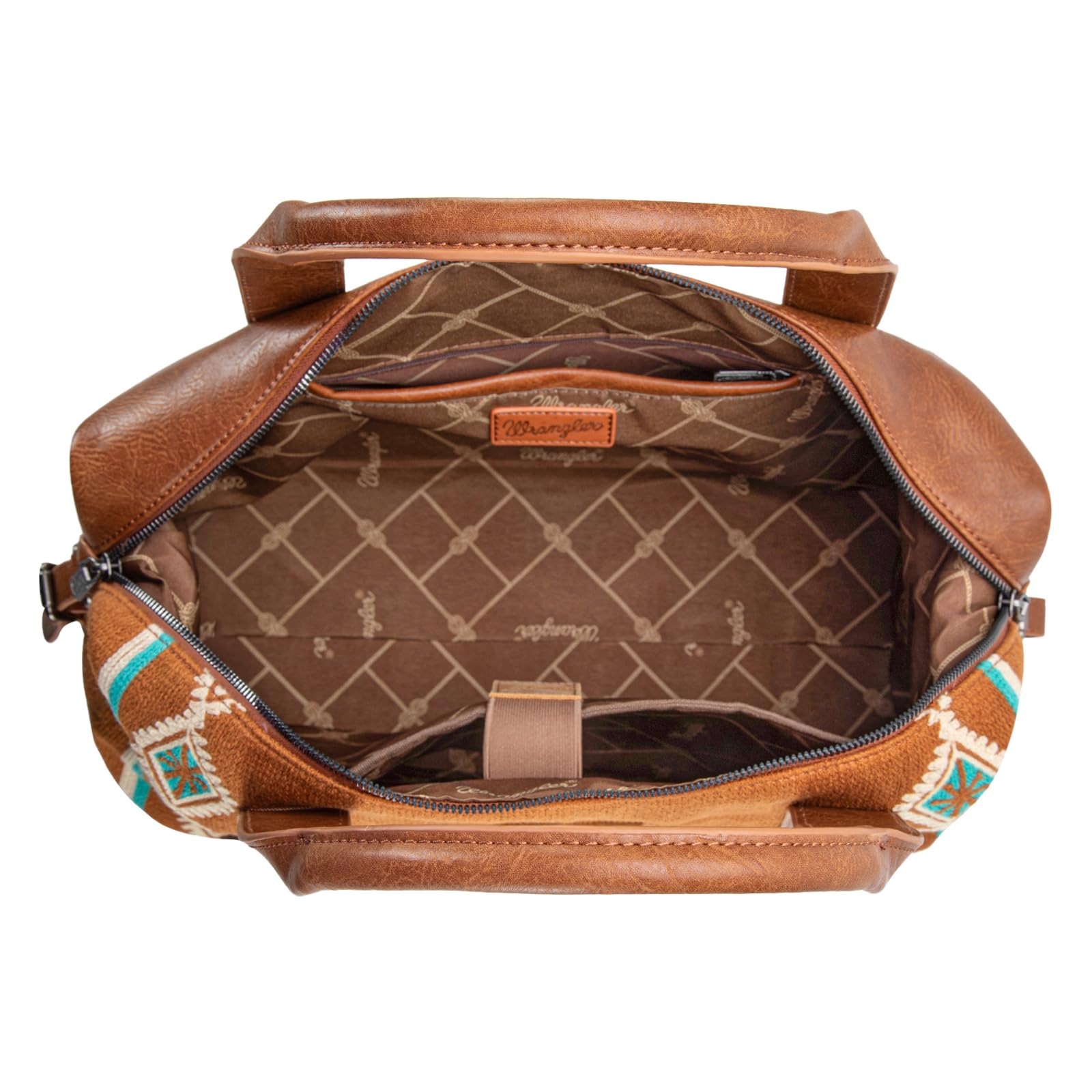 Wrangler Seesack für Damen, große Reisetasche, Wochenendtasche, Tapisserie, Designer-Handgepäcktasche