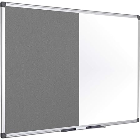 Bi-Office Earth Maya Trio Whiteboard, Ceramic Steel Magnetic Surface