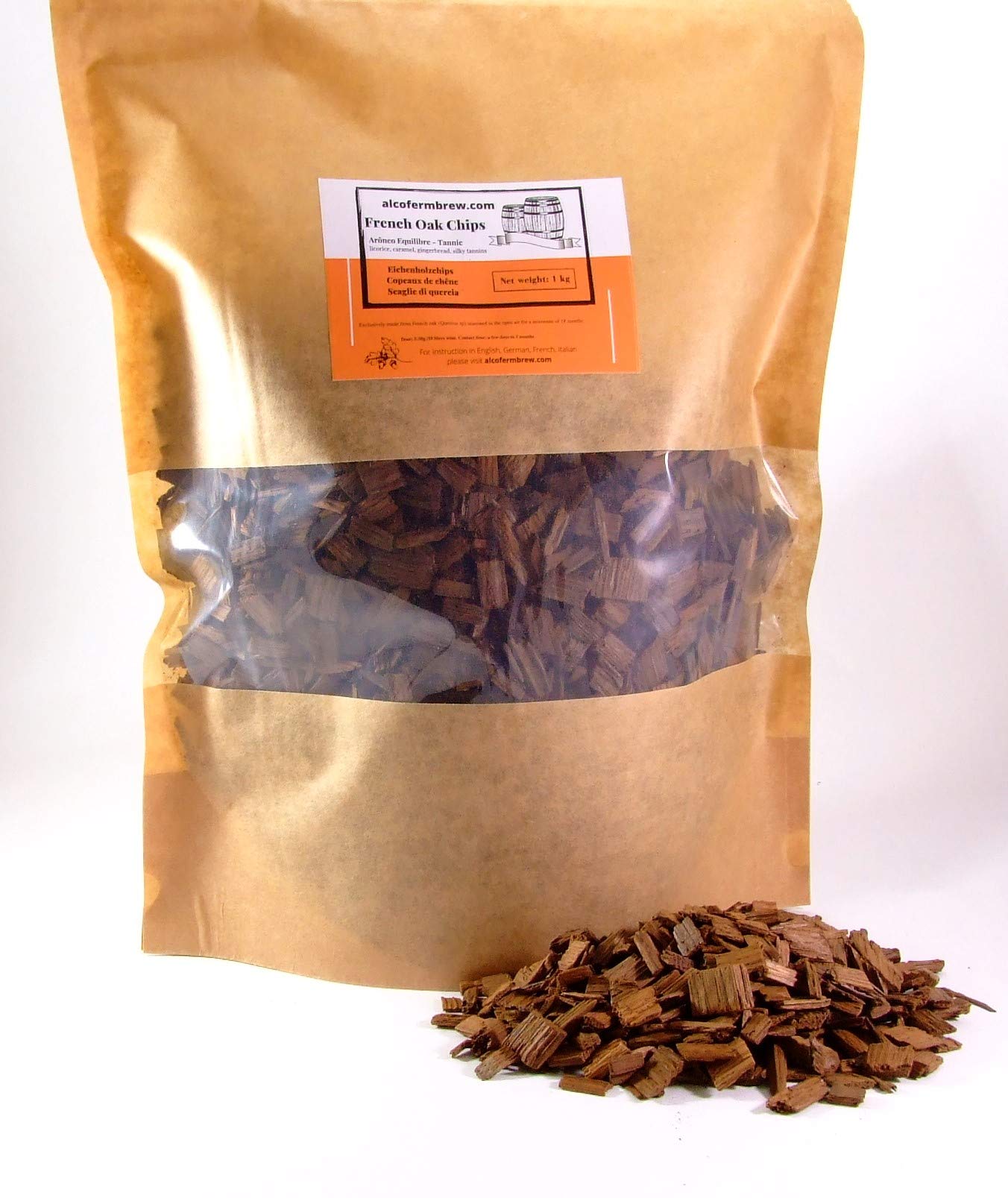 Trucioli Di Quercia Francese AlcoFermBrew - 100g, Medium Toasted Per Birra, Vino E Vodka - Foto 10