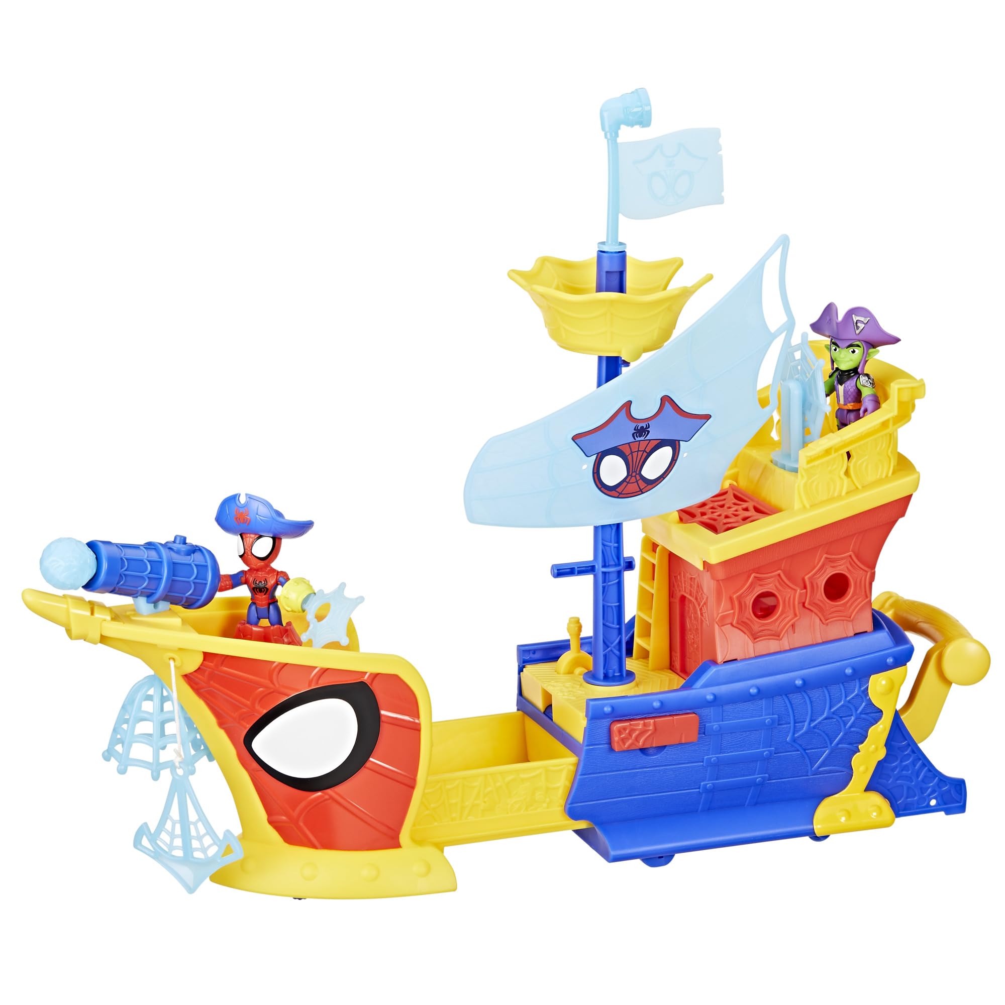 Zabawkowy statek piracki Webs Ahoy Bubble z serii Water-Webs z serialu "Spidey i super-kumple" Marvela