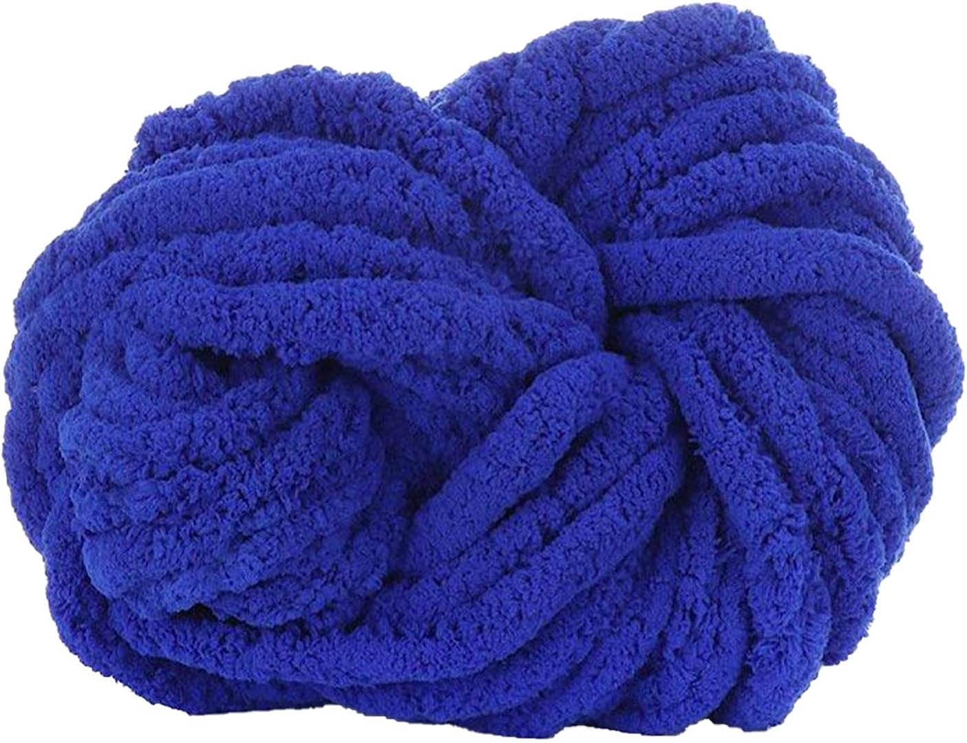 Chenille Chunky Yarn | Velvet for Knitting & Crocheting | Arm Knitting Yarn | Wool for Clothes, Blankets, Bags & Scarves