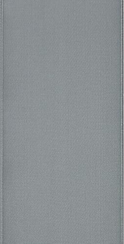 Miniatura 20 de Cinta de satén rosa polvoriento de doble cara de 1/4 pulgadas x 50 yardas, cintas de poliéster polvorientas para envolver regalos, cinta de tela