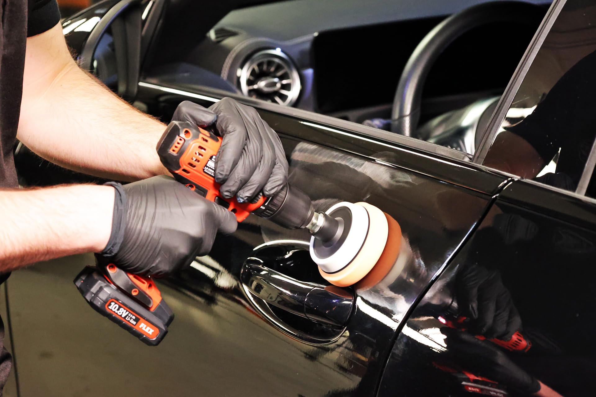Kit de eliminación de arañazos de coche S2 Black – Abrillantador de primera calidad para principiantes | Abrillantador de coche para eliminar eficazmente arañazos | Fabricado en
