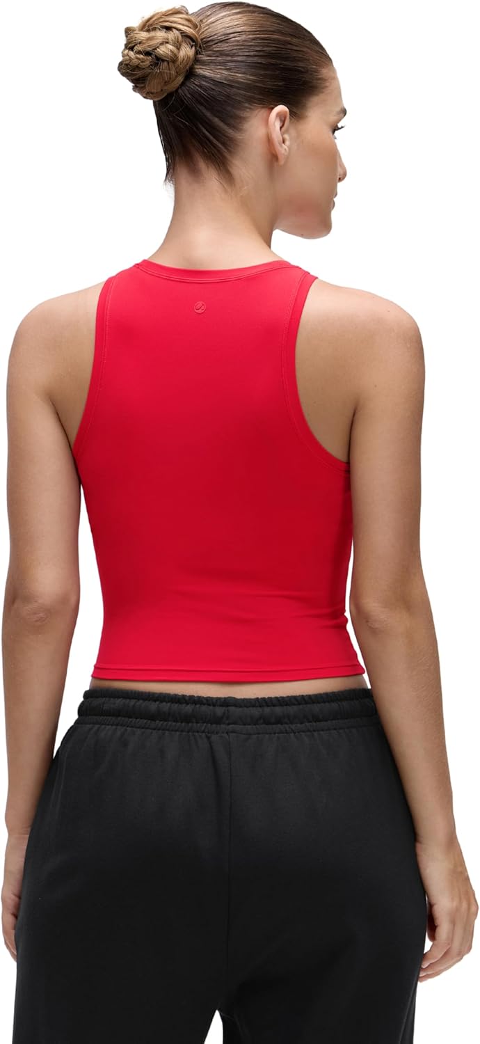 CRZ YOGA Softembrace High Neck Tank Tops for Women - Casual Going Out Soft Double Lined Basic Summer Sleeveless Shirts - Image 2