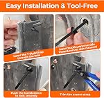 Nylon Universal Cable Tie Buckle, Multifunctional Snap Fit Nylon Clips, UV Resistant Car Zip Ties Clips for Car Fender Bumper Trunk Home Use (200)