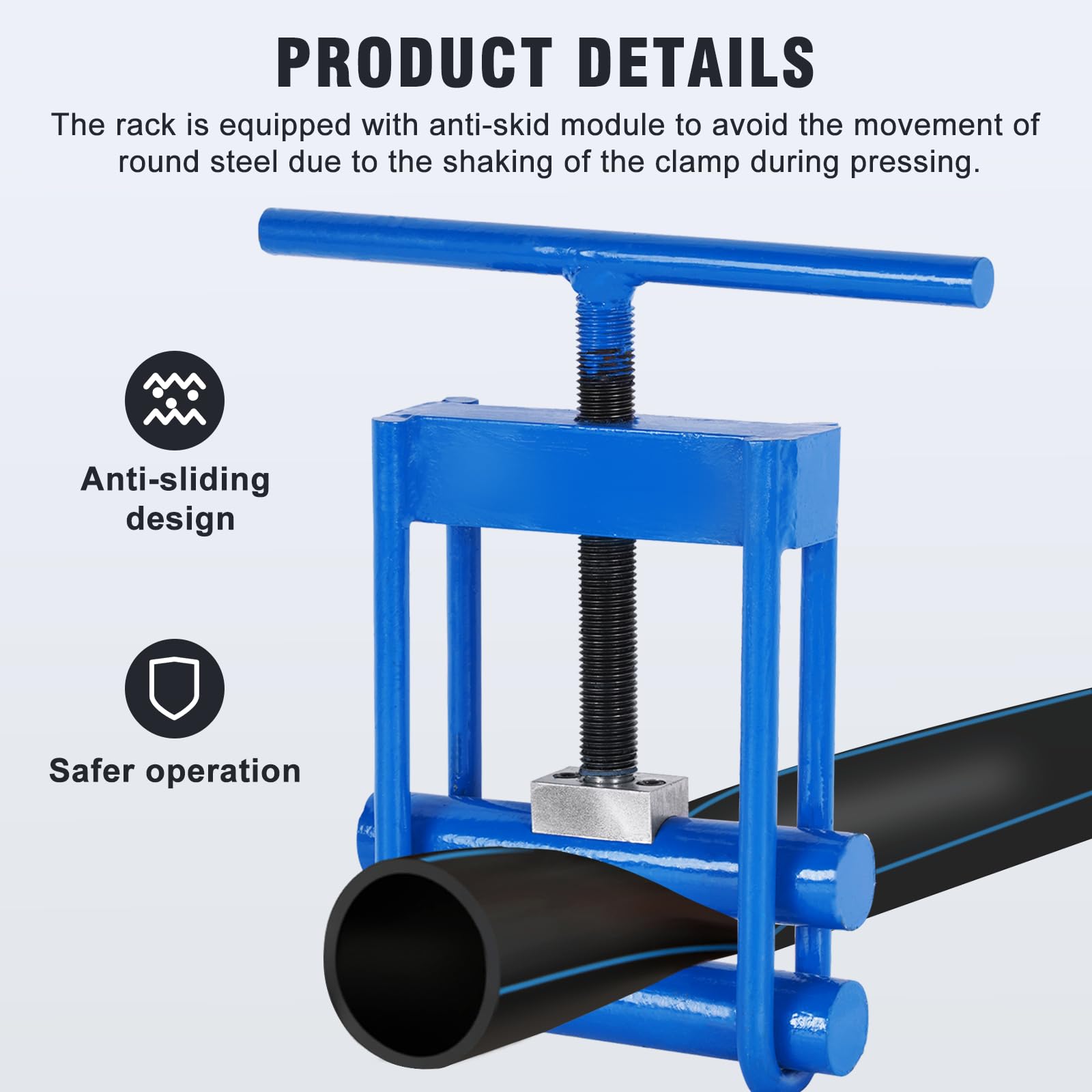 YUCHENGTECH Attrezzo di Chiusura a Compressione per Tubi 0-32 MM Strumento di Arresto Regolabile per Gas e Acqua per PE, PPR, PVC, PP Manutenzione dei Tubi